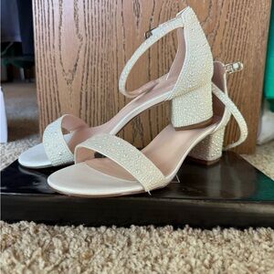 Iridescent Pearl Heels